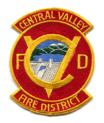 Central Valley Fire District Patch California CA