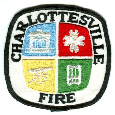 Charlottesville Fire Department Patch North Carolina NC
