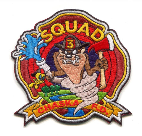 Chaska Fire Department Squad 3 Patch Minnesota MN