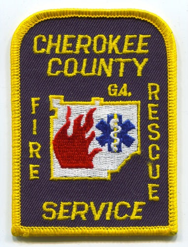 Cherokee County Fire Rescue Service Patch Georgia GA