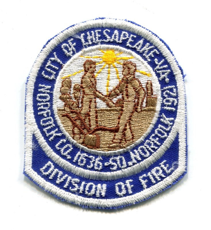 Chesapeake Division of Fire Department Patch Virginia VA