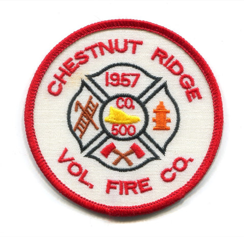 Chestnut Ridge Volunteer Fire Company 500 Patch Maryland MD