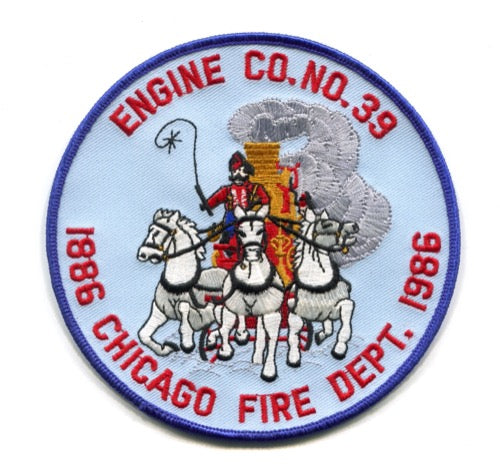 Chicago Fire Department Engine 39 Patch Illinois IL