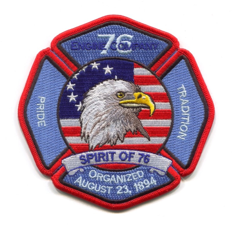 Chicago Fire Department Engine Company 76 Patch Illinois IL