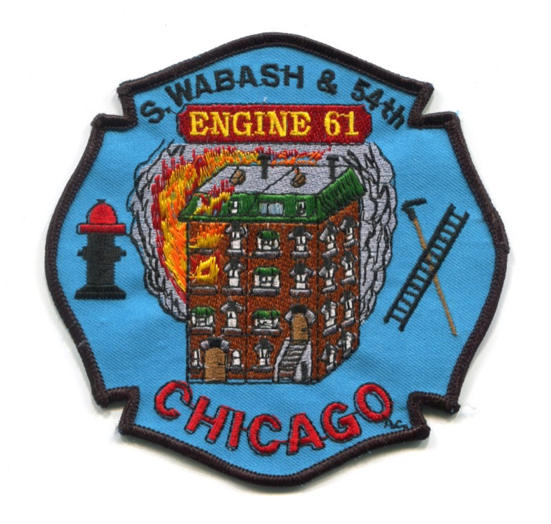 Chicago Fire Department Engine 61 Patch Illinois IL
