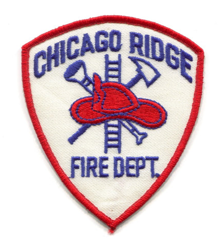 Chicago Ridge Fire Department Patch Illinois IL