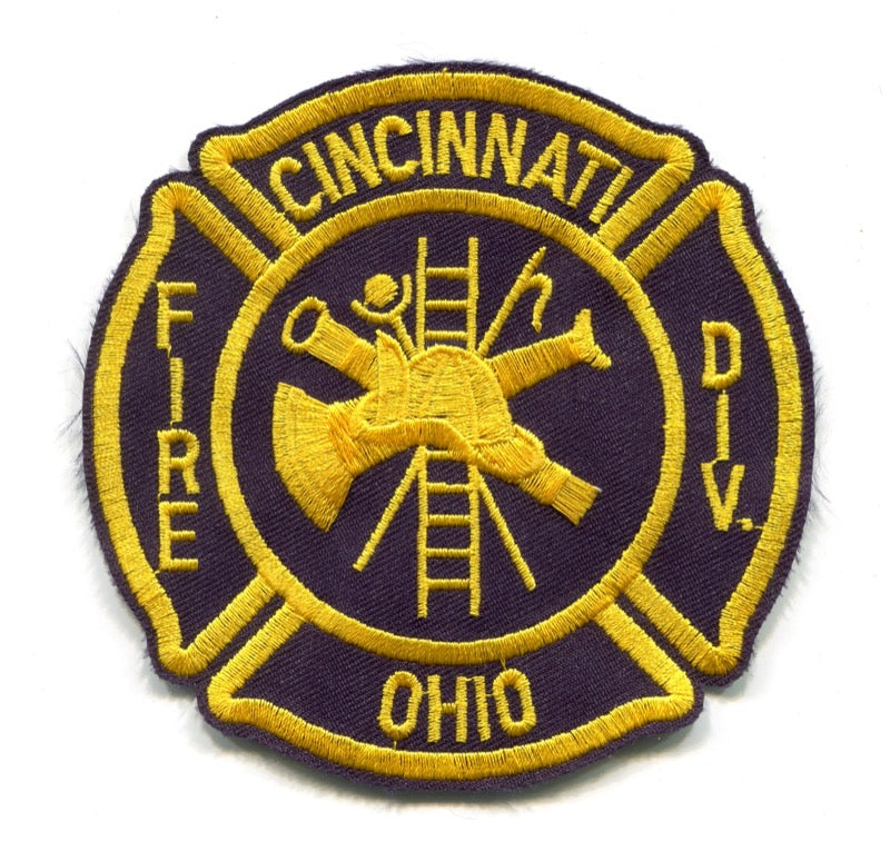 Cincinnati Fire Division Patch Ohio OH