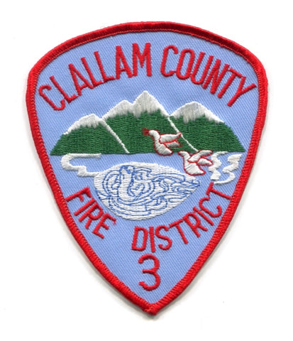 Clallam County Fire District 3 Patch Washington WA