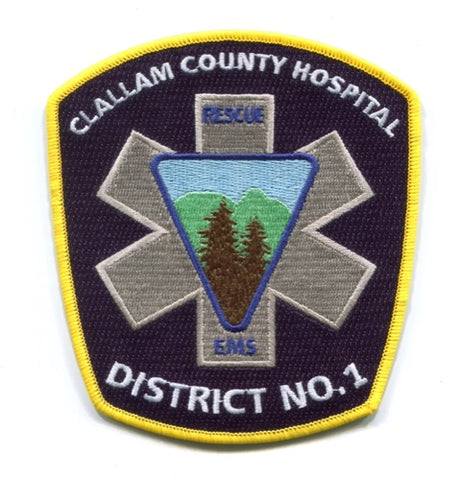 Clallam County Hospital District Number 1 Rescue EMS Forks Patch Washington WA