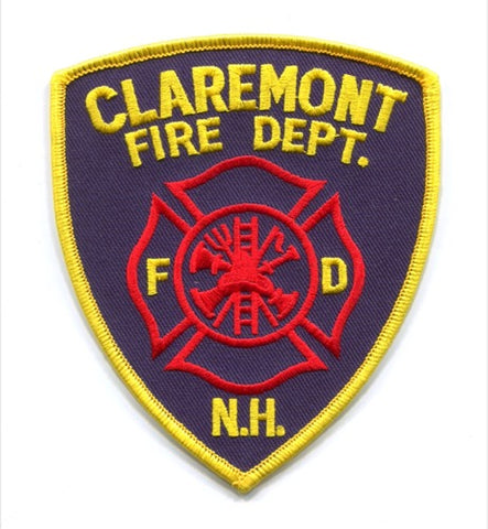Claremont Fire Department Patch New Hampshire NH