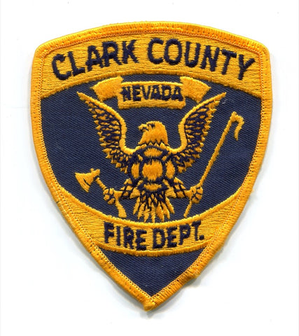 Clark County Fire Department Las Vegas Patch Nevada NV