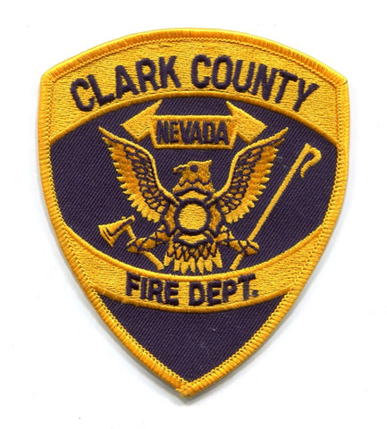 Clark County Fire Department Las Vegas Patch Nevada NV