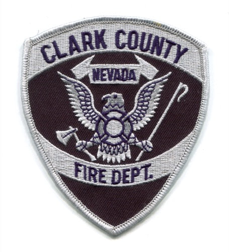 Clark County Fire Department Las Vegas Patch Nevada NV