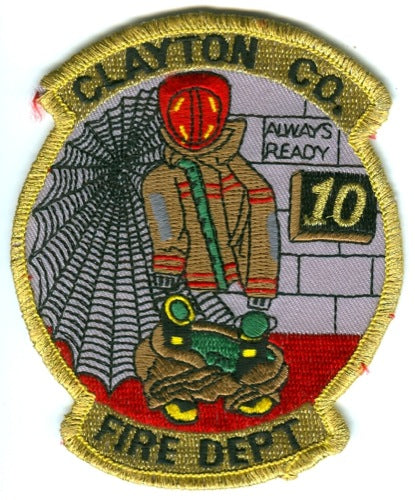 Clayton County Fire Department Company 10 Patch Georgia GA