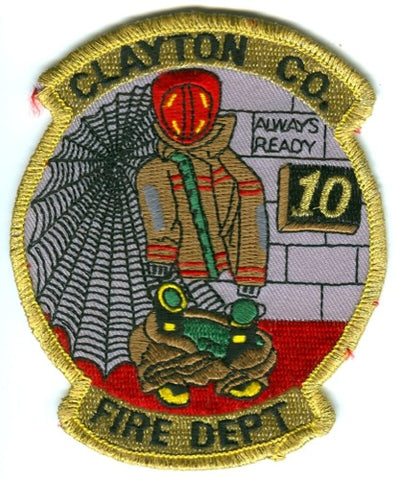 Clayton County Fire Department Company 10 Patch Georgia GA