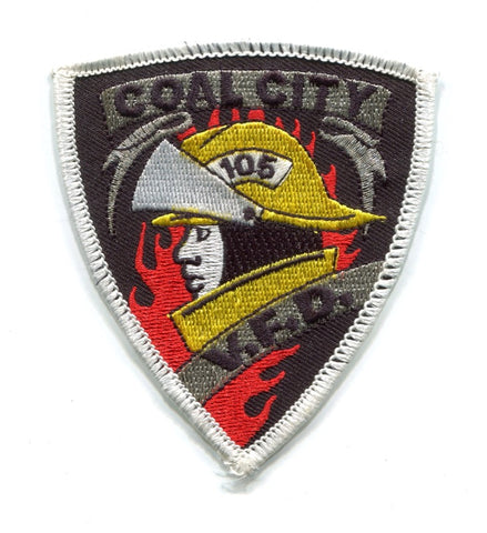 Coal City Volunteer Fire Department 105 Patch West Virginia WV