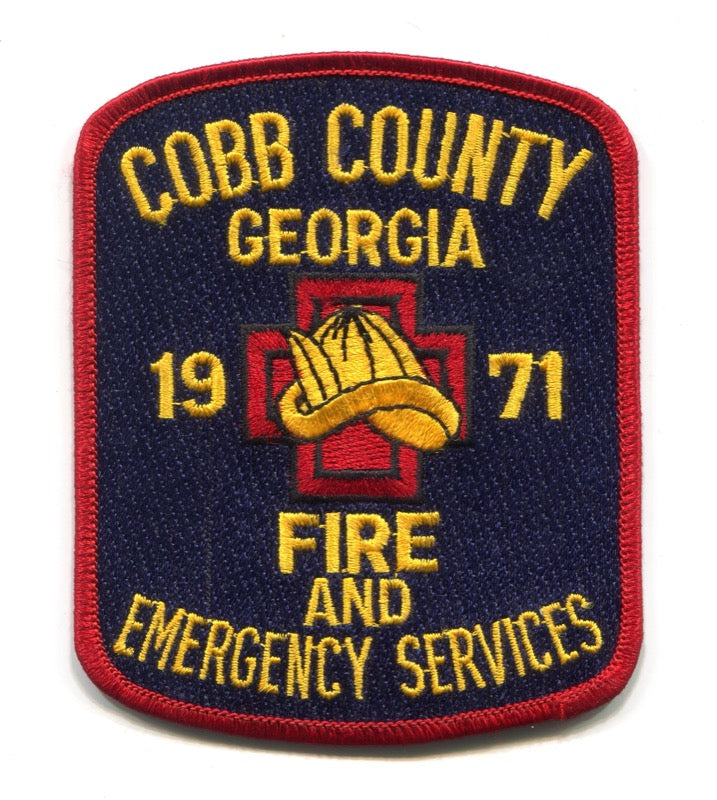 Cobb County Fire and Emergency Services Department Patch Georgia GA