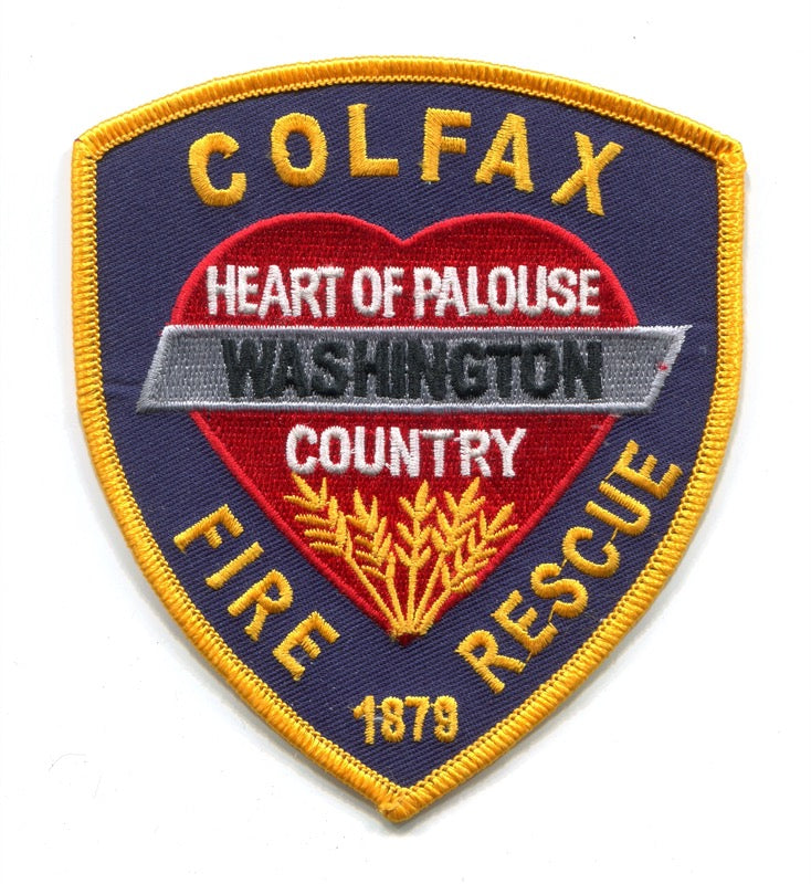 Colfax Fire Rescue Department Patch Washington WA