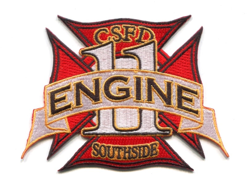 Colorado Springs Fire Department Engine 11 Patch Colorado CO Station Southside CSFD