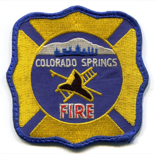 Colorado Springs Fire Department Patch Colorado CO