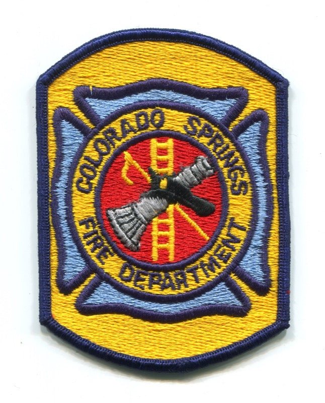 Colorado Springs Fire Department Patch Colorado CO