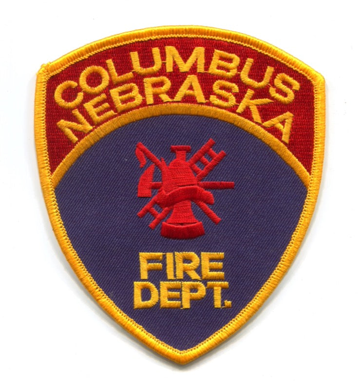 Columbus Fire Department Patch Nebraska NE
