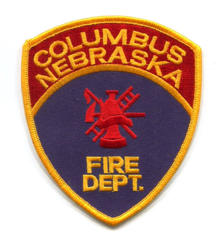 Columbus Fire Department Patch Nebraska NE