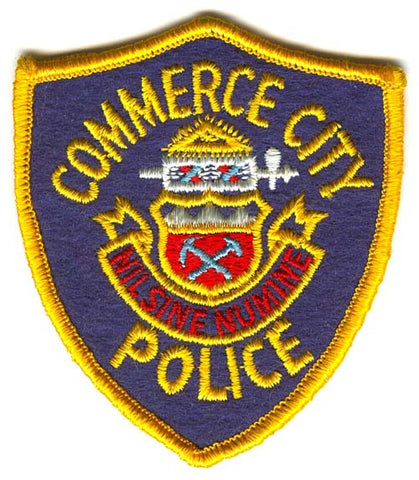Commerce City Police Department Patch Colorado CO