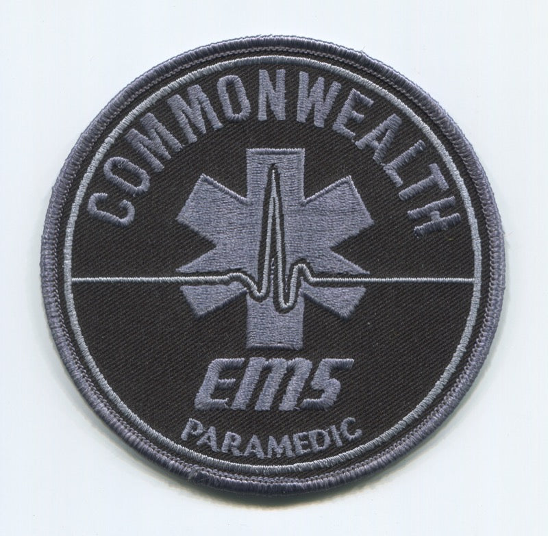 Commonwealth Emergency Medical Services EMS Paramedic Patch Massachusetts MA