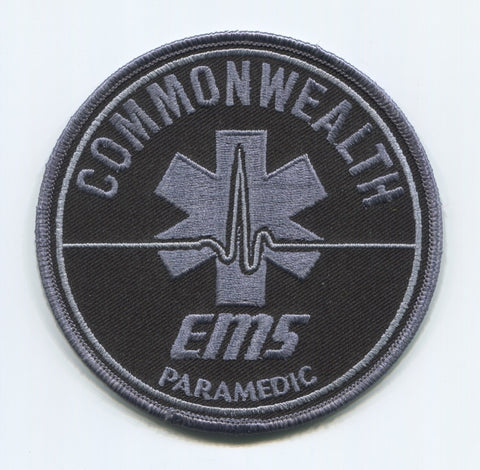 Commonwealth Emergency Medical Services EMS Paramedic Patch Massachusetts MA