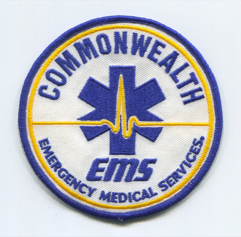 Commonwealth Emergency Medical Services EMS Patch Massachusetts MA