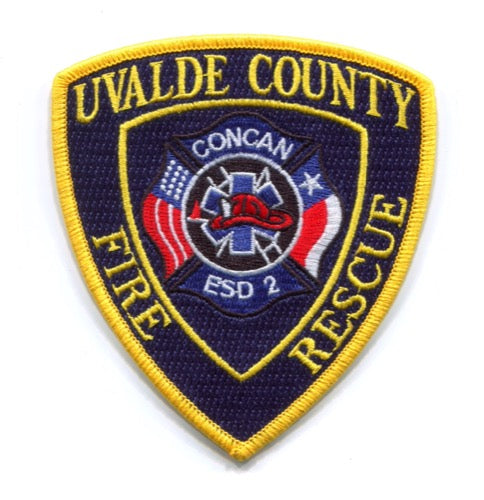 Concan Fire Rescue Department Uvalde County ESD 2 Patch Texas TX PROTOTYPE
