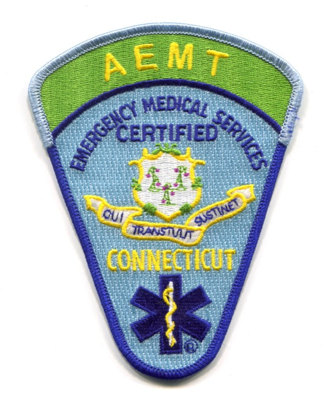 Connecticut State Advanced Emergency Medical Technician AEMT EMS Patch Connecticut CT