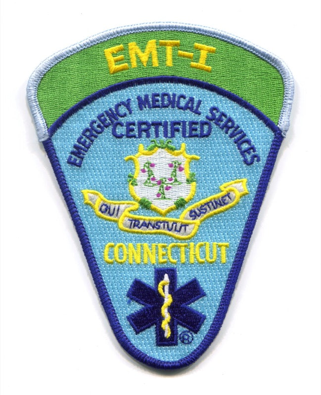 Connecticut State Emergency Medical Technician EMT Intermediate EMS Patch Connecticut CT