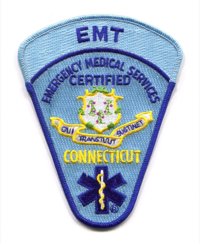 Connecticut State Emergency Medical Technician EMT EMS Patch Connecticut CT