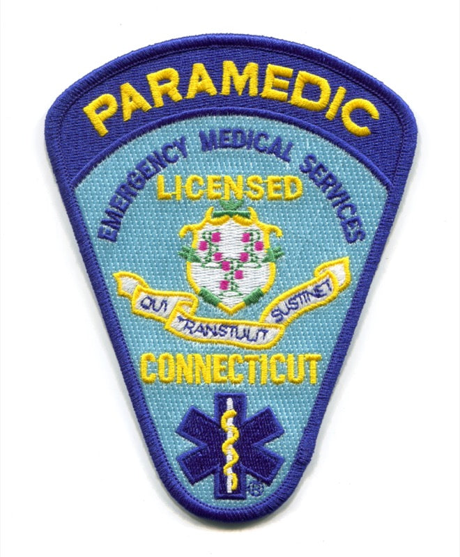 Connecticut State Paramedic EMS Patch Connecticut CT