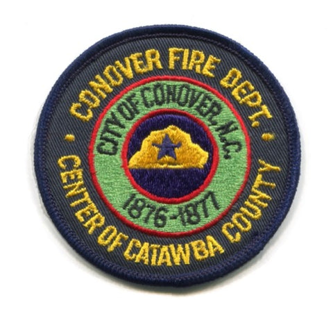 Conover Fire Department Patch North Carolina NC
