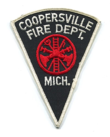 Coopersville Fire Department Patch Michigan MI