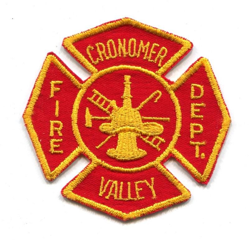 Cronomer Valley Fire Department Patch New York NY