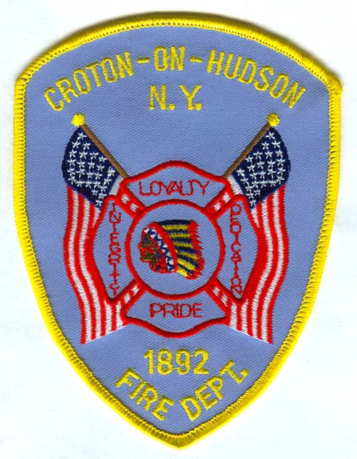 Croton on Hudson Fire Department Patch New York NY