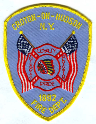 Croton on Hudson Fire Department Patch New York NY