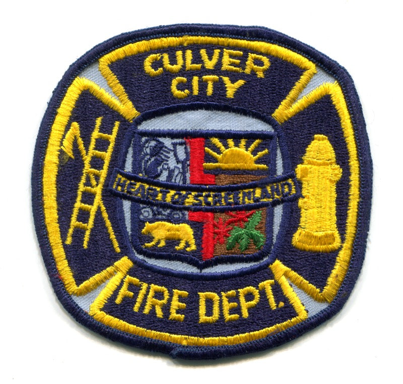 Culver City Fire Department Patch California CA
