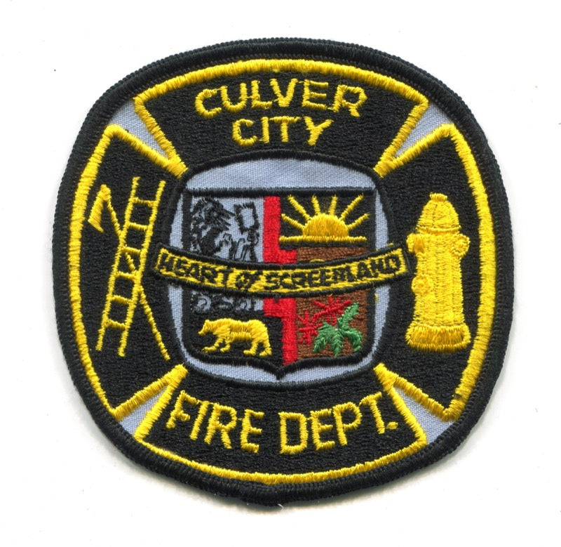 Culver City Fire Department Patch California CA