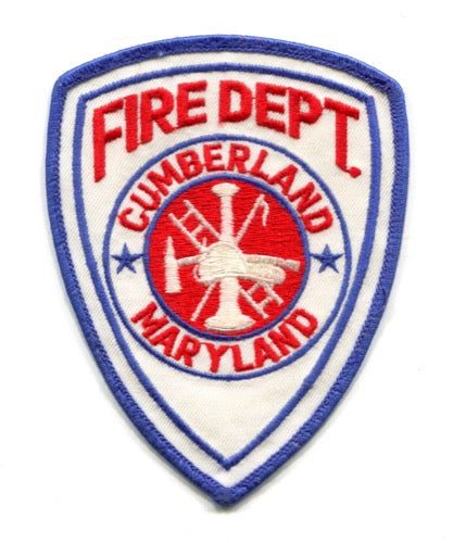 Cumberland Fire Department Patch Maryland MD