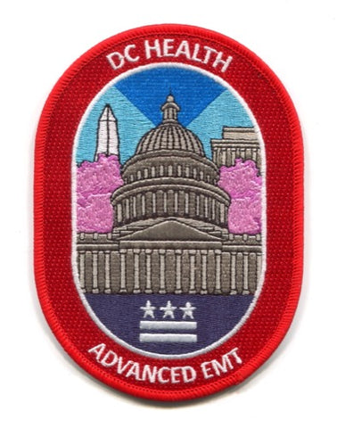 DC Health Advanced Emergency Medical Technician EMT EMS Patch Washington DC