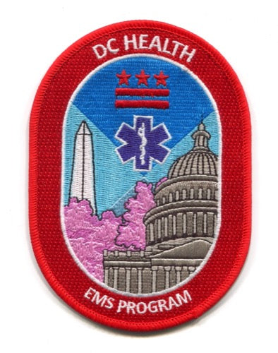DC Health Emergency Medical Services EMS Program Patch Washington DC