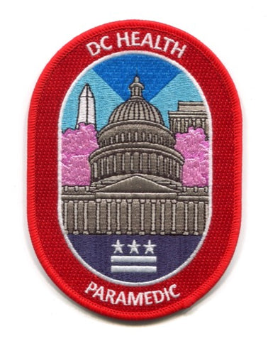 DC Health Paramedic Emergency Medical Services EMS Patch Washington DC