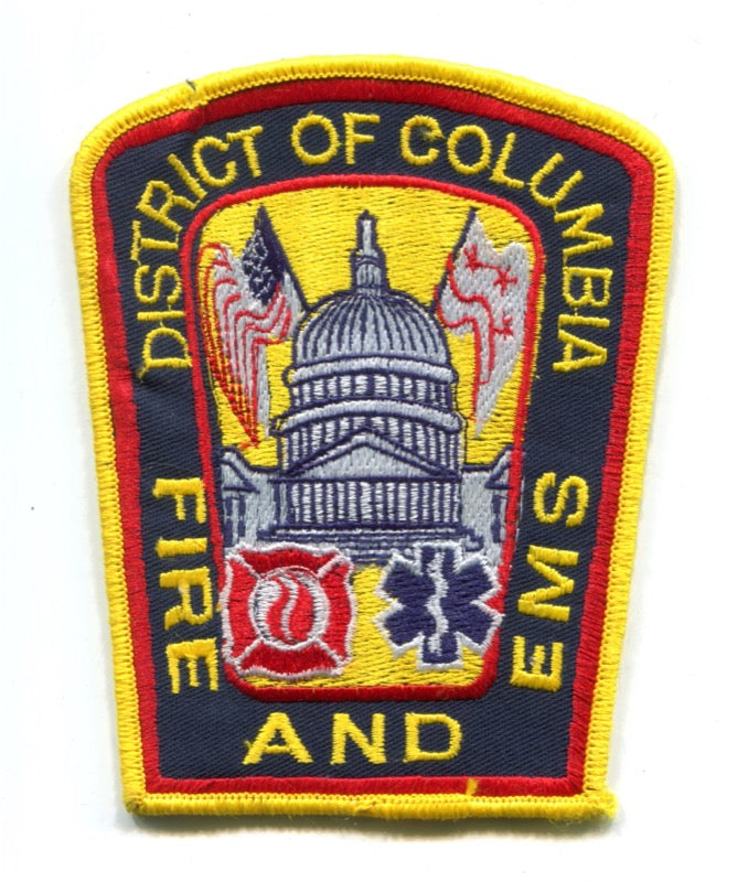 District of Columbia Fire and EMS Department DCFD Patch Washington DC