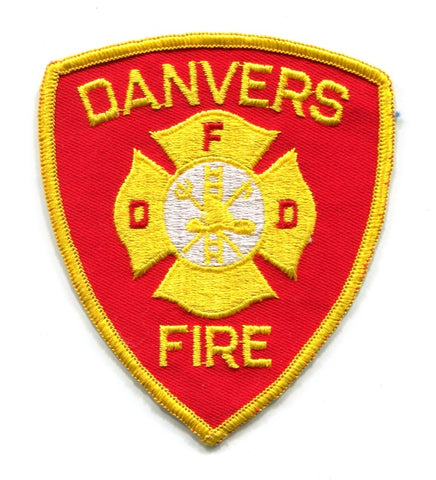 Danvers Fire Department Patch Massachusetts MA