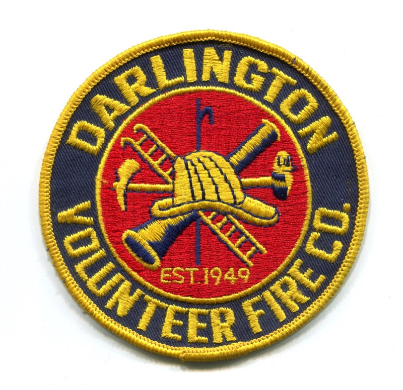 Darlington Volunteer Fire Company Patch Maryland MD